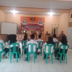 Polsek Sukadana Polres Ciamis Hadiri Pelantikan Pantarlih Desa Ciparigi