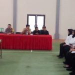 Polsek Cijeungjing Polres Ciamis Hadiri Pelantikan Pantarlih Desa Kertabumi