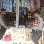 Cegah Kecurangan Penimbunan Bahan Pokok, Sat Samapta Polres Ciamis Patroli ke Pasar Manis