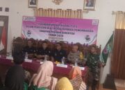 Perkuat Sinergitas, Kapolsek Cisaga  Koorkom Bersama Petugas PTPS di Wilayah Panwaslu Cisaga