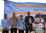 Polres Pangandaran ikut Tanam Bawang Putih Serentak di 17 Provinsi
