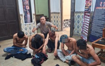 Polsek Cibatu Amankan Lima Pemuda Diduga Mabuk dan Ugal-Ugalan di Jalan Raya